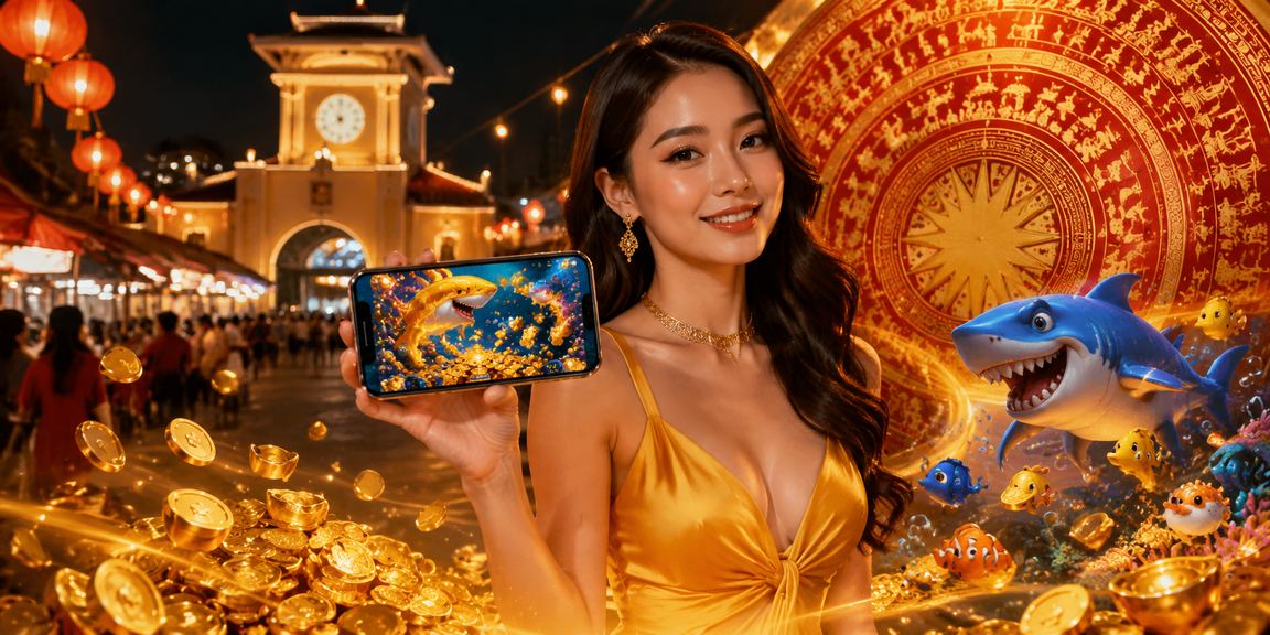 Khung cảnh casino di động tại Hồ Chí Minh ban đêm